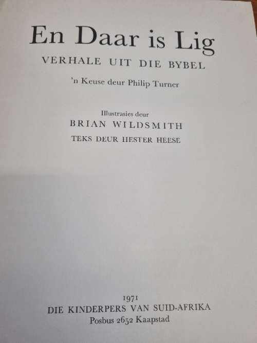 En Daar is Lig - Verhale uit die Bybel - 1971