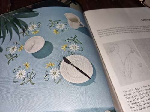 Flowers & Leaves in Embroidery