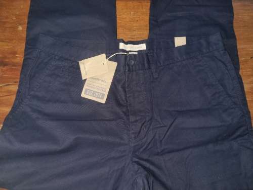 Country Road - 100% Cotton Navy Standard Fit pants - Size 38 x 34