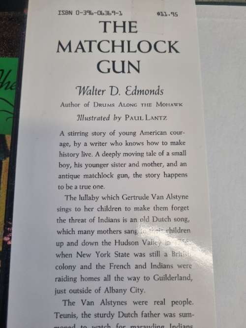 The Matchlock Gun - Walter D. Edmonds