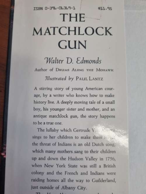 The Matchlock Gun - Walter D. Edmonds
