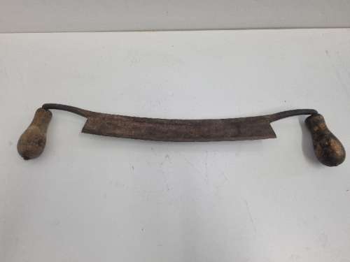 Vintage Tool - Draw Blade Plade / Draw Knife with wooden handle