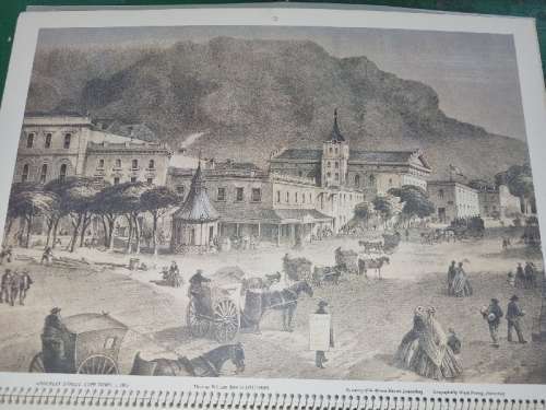 Large Vintage Calendar 1979 with Beautiful Cape Impressions - See pictures