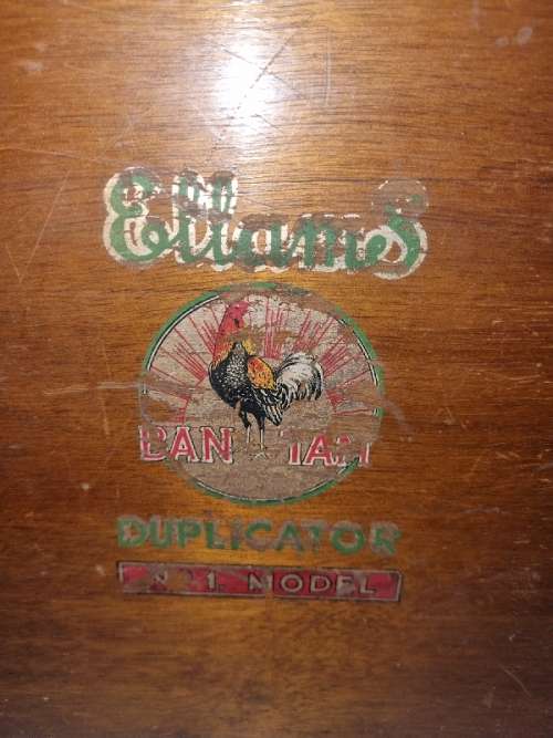 Antique Portable Ellams Duplicator