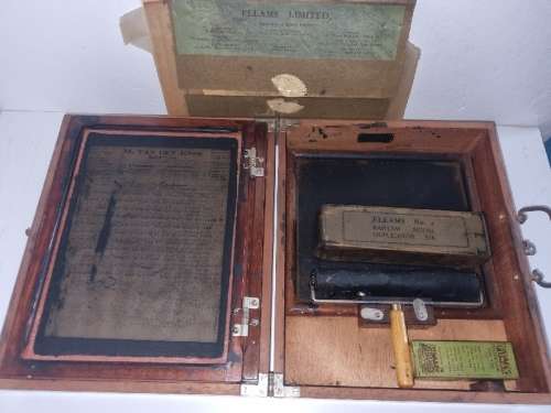 Antique Portable Ellams Duplicator