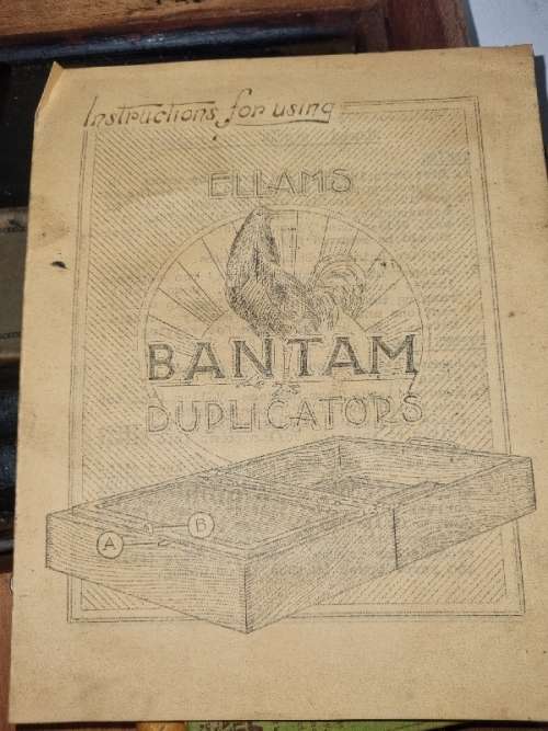 Antique Portable Ellams Duplicator