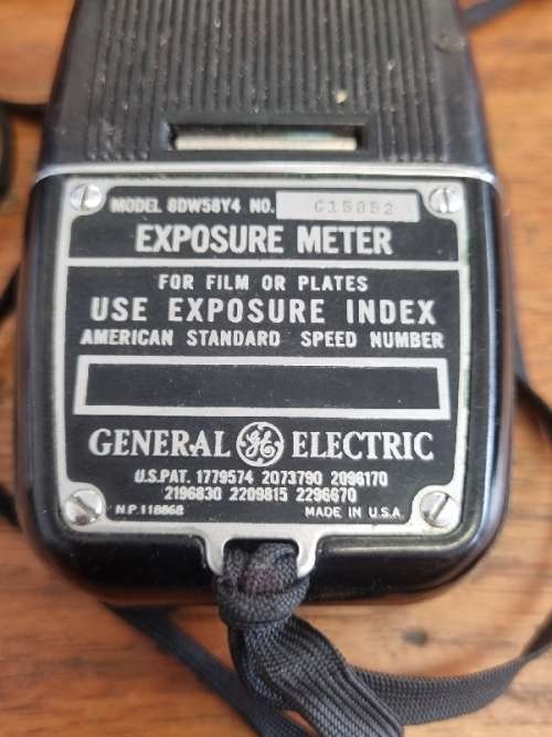 General Electric Exposure Meter / Light Meter