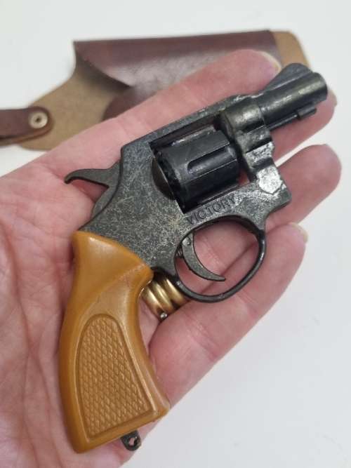 Small Victory Toy Clap Gun - Made in Hong Kong - Working Condition