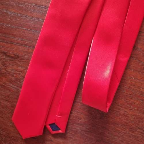 Silky Red Tie