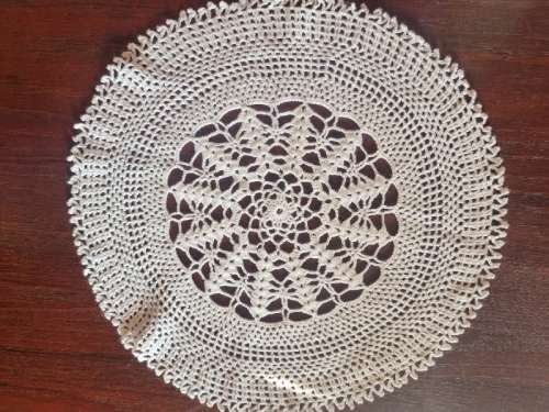 Beautiful Finely Crochet Doily - Diameter - 32cm