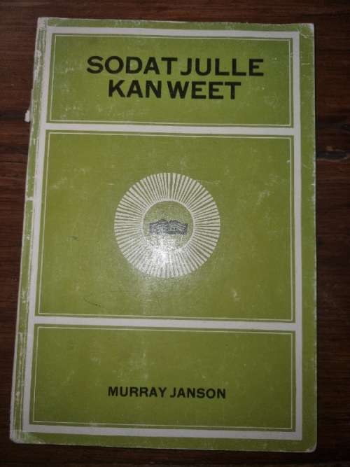 Sodat julle kan weet - Murray Janson