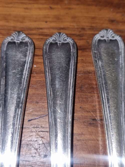 3 x Vintage EPNS Cake Forks