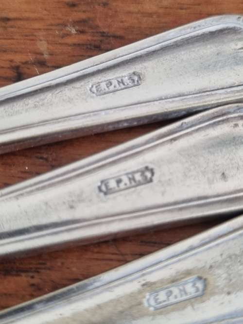 3 x Vintage EPNS Cake Forks