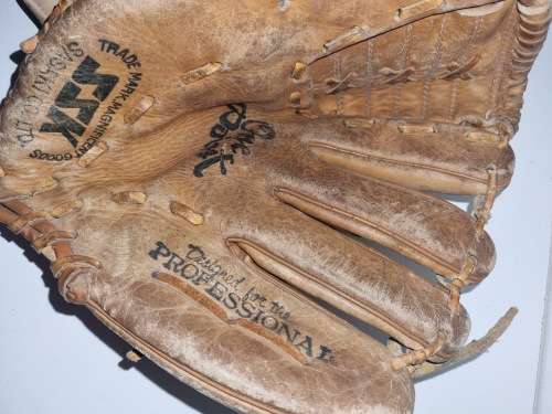 2 x Leather Baseball Gloves - Spalding and Sasaki