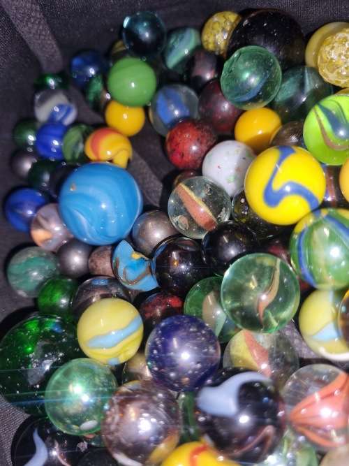 160 Marbles - Various sizes