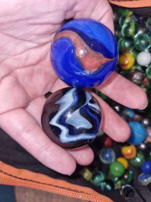 160 Marbles - Various sizes