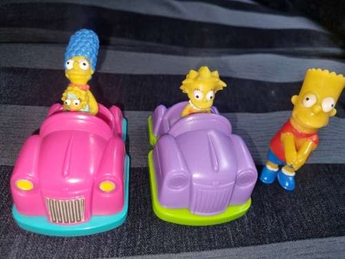 3 x Bart Simpton Figurines