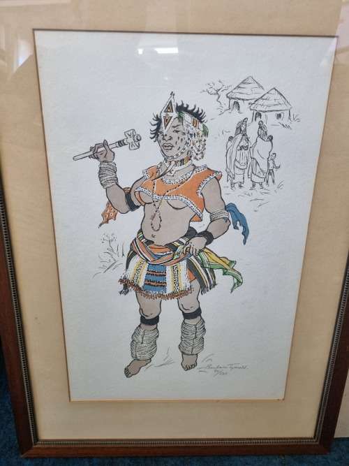 Framed Barbara Tyrrell Lithograph - Signed and numbered
