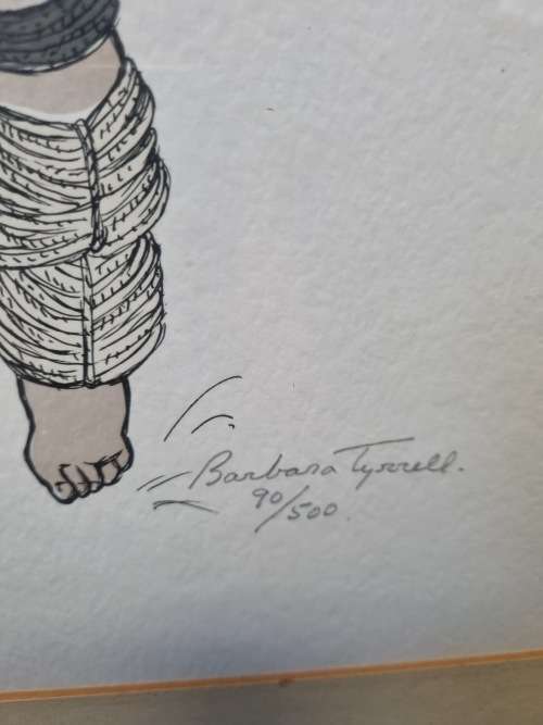 Framed Barbara Tyrrell Lithograph - Signed and numbered