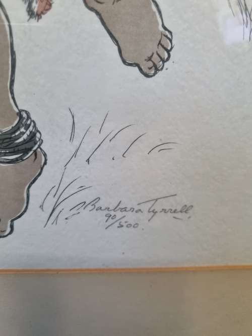 Framed Barbara Tyrrell Lithograph - Signed and numbered