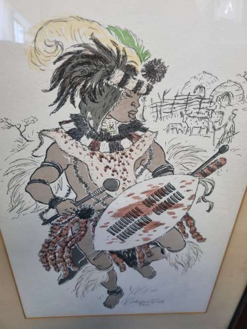 Framed Barbara Tyrrell Lithograph - Signed and numbered