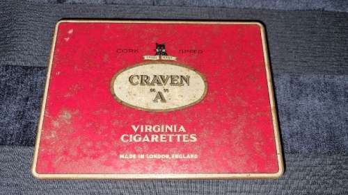 Vintage Craven A Cigarette Tin