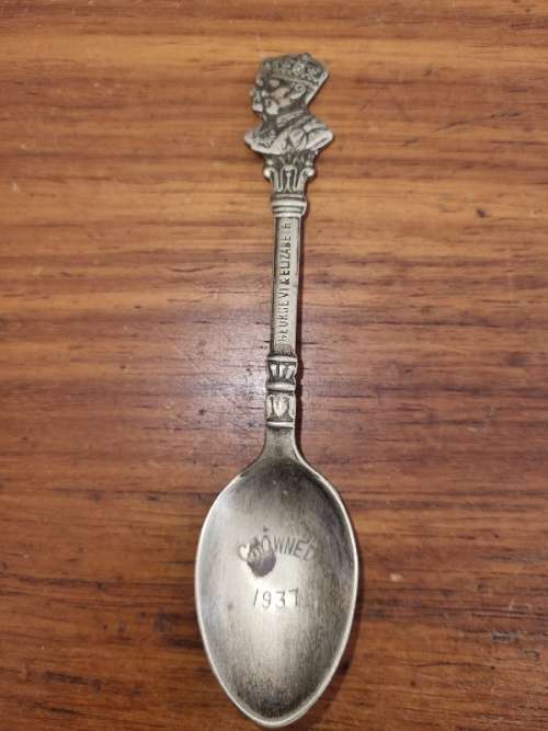George VI & Elizabeth Commemorative Teaspoon EPNS - 1937