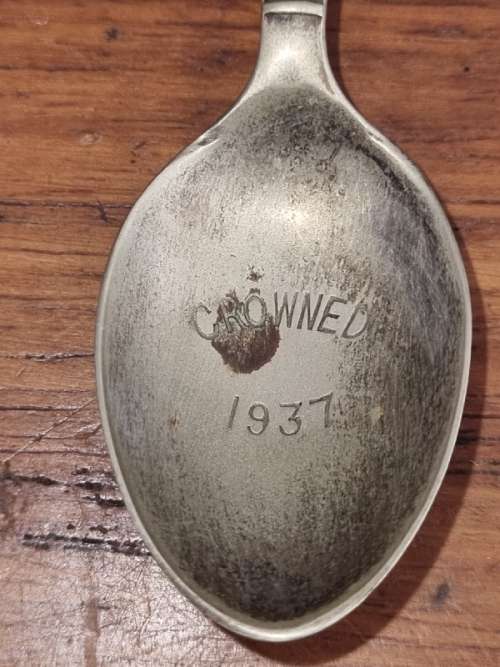 George VI & Elizabeth Commemorative Teaspoon EPNS - 1937