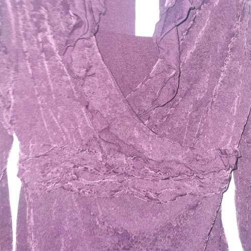 Beautiful Maroon Long Sleeve Top - Size M - Finnigans