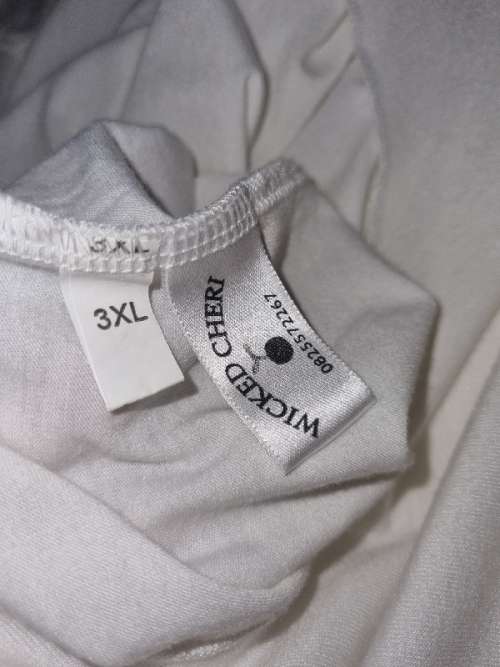 White Wicked Cheri Dress - Size 3XL