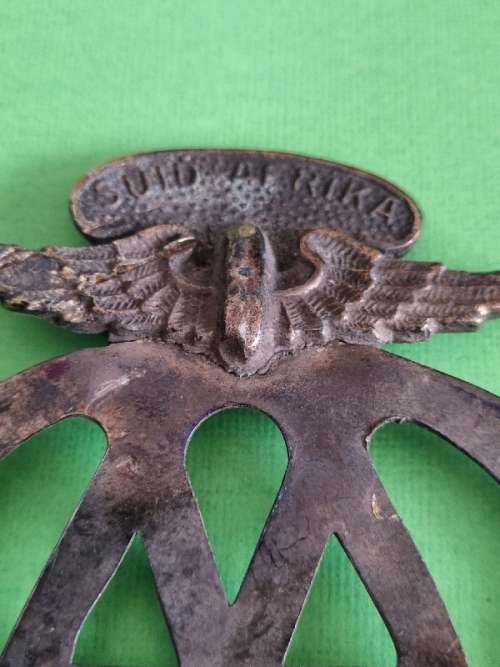 Vintage Metal AA South Africa / Suid Afrika Car Badge