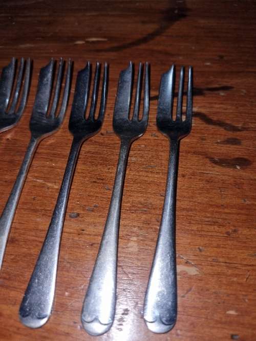 5 x Cake Forks - Made in England