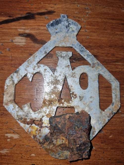 Vintage RAC Badge - Some damage and rust - See pictures for condition