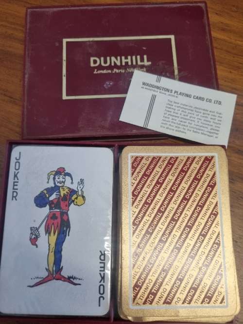 Dunhill Playing cards - in original box