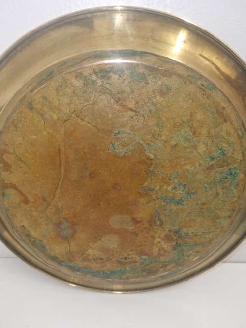 Beautiful Brass Plate - Diameter - 34cm