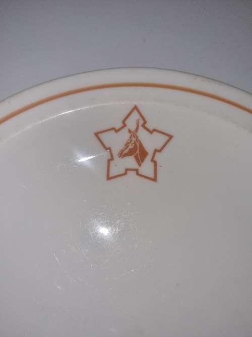 Vintage SADF Continental Plate - Diameter - 18.5cm