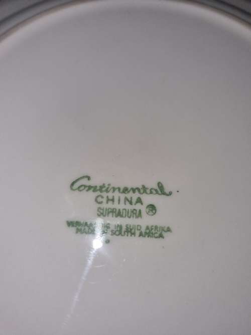 Vintage SADF Continental Plate - Diameter - 18.5cm