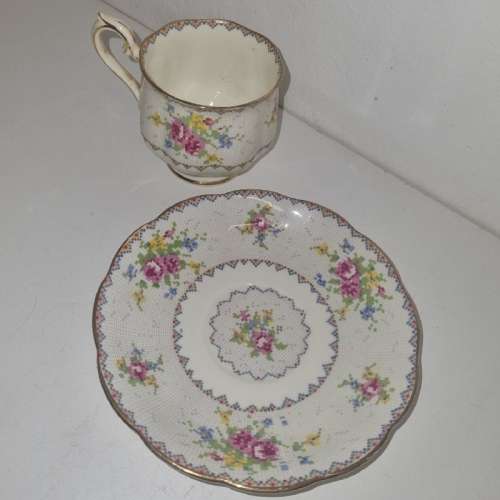 Royal Albert Petit Point Duo - Cup and Saucer