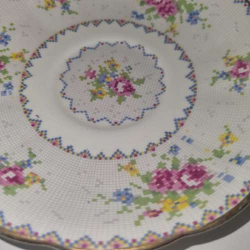 Royal Albert Petit Point Duo - Cup and Saucer