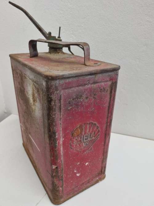 Vintage Shell Motor Oil Tin - See pictures