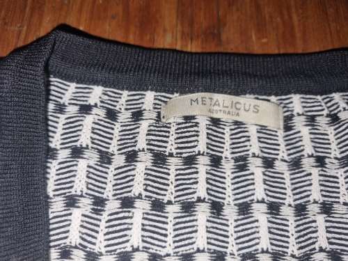 Beautiful Metalicus Sleeveless Top - Size M/L