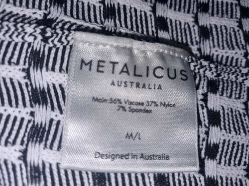 Beautiful Metalicus Sleeveless Top - Size M/L