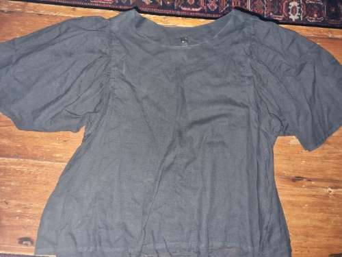 100% Cotton Black Top - Edition Woolworths - Size 12