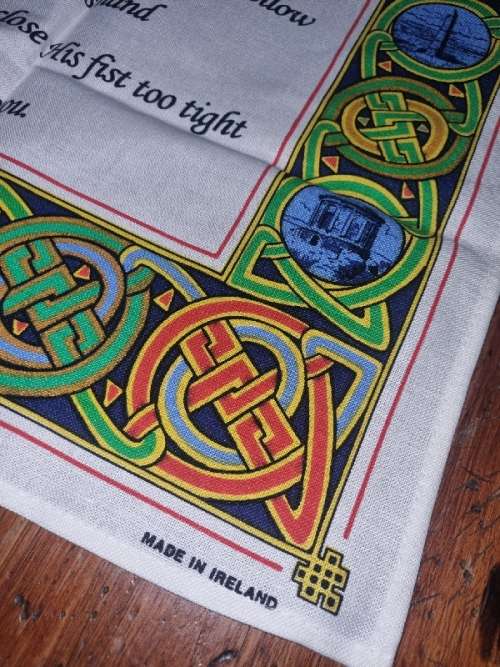 Irish Blessing Kitchen Cloth - Made in Ireland
