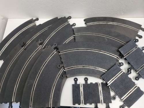 12 x Vintage Scalextric Tracks - Hornby Tracks - Design nr: 907789 - Made in England