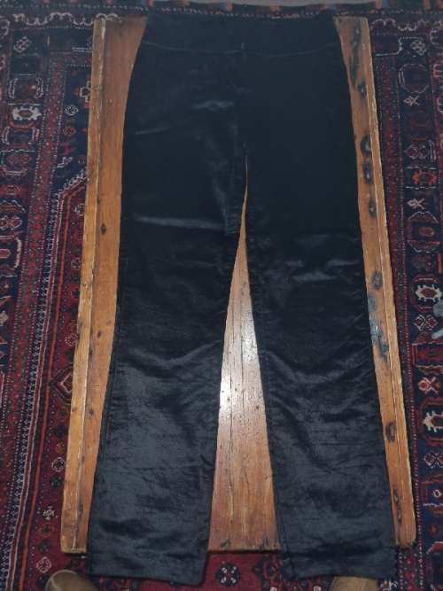 Black Velvety Pants - Hip Hop - Size 34