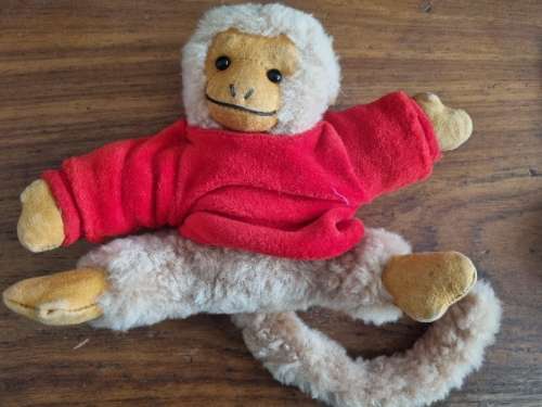 Vintage Monkey with leather inserts - See pictures