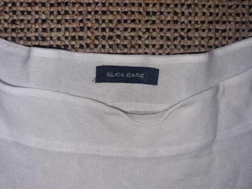 White Slick Basic top