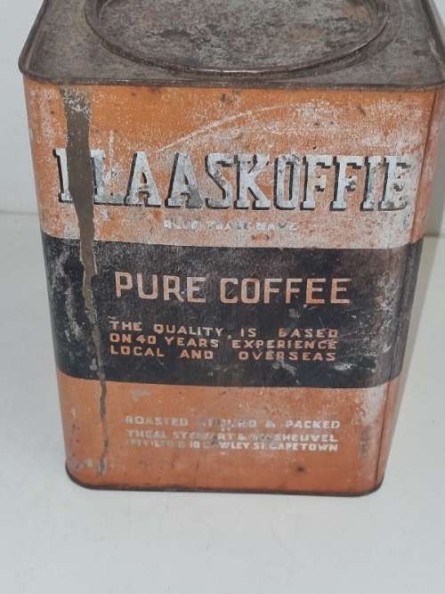 Vintage Plaaskoffie Tin - 5 Pond / 5LBS