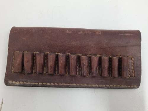 Slide on Genuine Leather Ammunition holder - 223 Ammo Slide